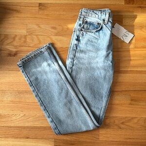 ZARA Woman’s Straight Jeans NOT WORN, WITH TAGS